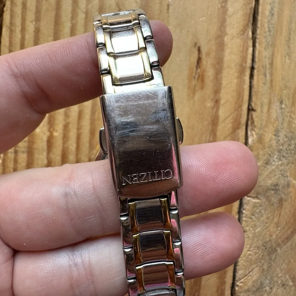 Citizen Eco-Drive Women's Two-Tone Diamond Accent Calendar Watch J710-S112818